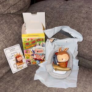 This is a Pop Mart The Monsters Wacky Mart Canned Sardines Labubu figure